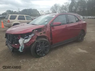 2023 Chevrolet Equinox RS with VIN 3GNAXMEG3PS161725, listed as a Copart auction lot 44760965 with 19,389 mi miles and Salvage Title. Bid and sale history available at carsss.com. Image 1.