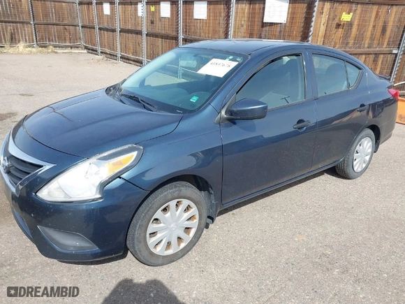 2017 Nissan Versa Sedan SV with VIN 3N1CN7AP8HL830455, listed as a IAAI auction lot 41837678 with 107,067 mi miles. Bid and sale history available at carsss.com. Image 2.