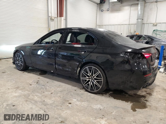 2023 Mercedes-Benz C 43 AMG with VIN W1KAF8HB4PR105840, listed as a Copart auction lot 42127305 with 16,712 mi miles and Salvage Title. Bid and sale history available at DreamBid. Image 2.
