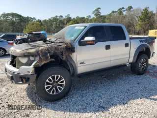 2014 Ford F-150 SVT Raptor with VIN 1FTFW1R6XEFC93674, listed as a Copart auction lot 47443025 with Not Provided miles and Salvage Title. Bid and sale history available at carsss.com. Image 1.