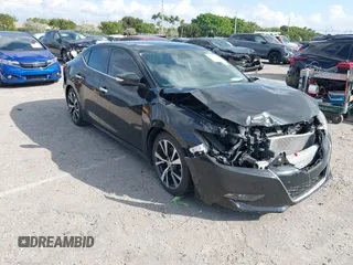 2016 Nissan Maxima 3.5 SV with VIN 1N4AA6AP0GC905837, listed as a IAAI auction lot 41730405 with 80,279 mi miles. Bid and sale history available at carsss.com. Image 1.