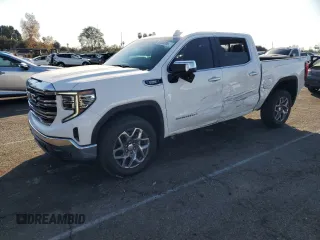 2023 GMC Sierra 1500 SLT z VIN 3GTUUDE89PG249656, wystawiony jako Copart lot #89333705 z przebiegiem 43 509 mil mil oraz Szkoda całkowita • Salvage title. Historia ofert i sprzedaży dostępna na DreamBid. Obrazek 1.