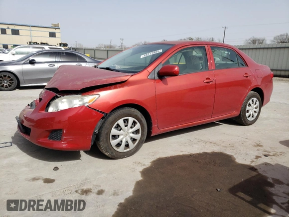 2010 Toyota Corolla with VIN JTDBU4EE7A9122764, listed as a Copart auction lot 49277855 with 75,617 mi miles and Salvage Title. Bid and sale history available at DreamBid. Image 1.