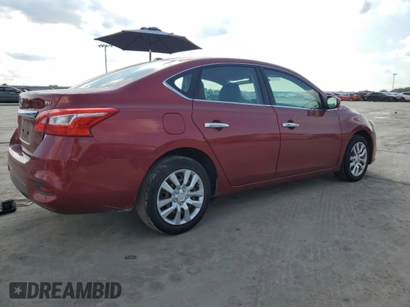 2017 Nissan Sentra SV z VIN 3N1AB7AP3HY263719, wystawiony jako Copart lot #55816355 z przebiegiem 124 585 mil mil oraz Szkoda całkowita • Salvage title. Historia ofert i sprzedaży dostępna na DreamBid. Obrazek 3.