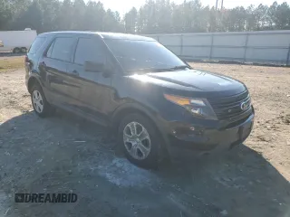 2015 Ford Utility Police Interceptor with VIN 1FM5K8AR1FGB91547, listed as a Copart auction lot 80617764 with 143,476 mi miles and Clean Title. Bid and sale history available at carsss.com. Image 4.