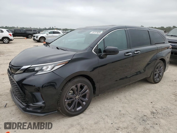 2022 Toyota Sienna XSE z VIN 5TDXRKEC8NS097343, wystawiony jako Copart lot #49737925 z przebiegiem 34 876 mil mil oraz Szkoda całkowita • Salvage title. Historia ofert i sprzedaży dostępna na DreamBid. Obrazek 1.