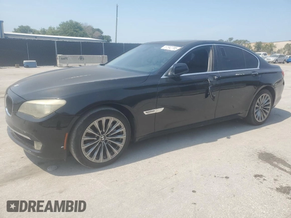 2012 BMW 7 Series 740i with VIN WBAKA4C56CC613745, listed as a Copart auction lot 57342795 with 139,889 mi miles and Clean title. Bid and sale history available at DreamBid. Image 1.