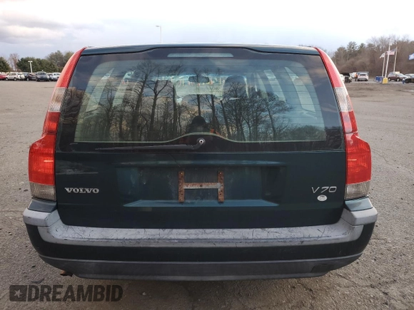 2002 Volvo V70 with VIN YV1SW61R621262281, listed as a Copart auction lot 87211344 with 279,549 mi miles and Non Repairable. Bid and sale history available at carsss.com. Image 6.