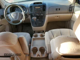 2007 Kia Sedona LX with VIN KNDMB233576147340, listed as a Copart auction lot 71416554 with 159,258 mi miles and Salvage Title. Bid and sale history available at carsss.com. Image 8.