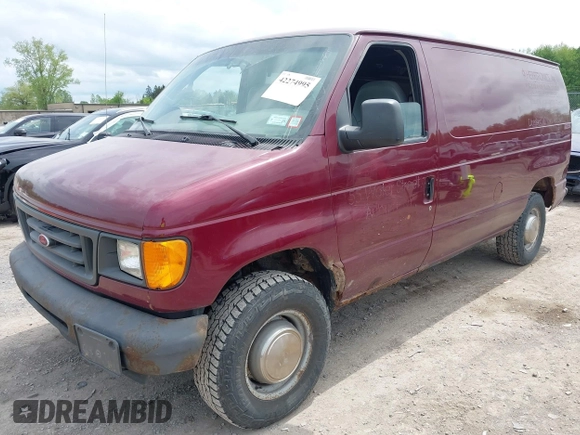 2003 Ford Econoline Cargo z VIN 1FTNE24L53HB45564, wystawiony jako IAAI lot #42274995 z przebiegiem 172 944 mil mil oraz . Historia ofert i sprzedaży dostępna na DreamBid. Obrazek 2.