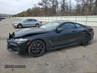 2020 BMW 8 Series M850i xDrive z VIN WBABC4C09LCE07496, wystawiony jako Copart lot #54168265 z przebiegiem 52 195 mil mil oraz Szkoda całkowita • Salvage title. Historia ofert i sprzedaży dostępna na DreamBid. Obrazek 1.