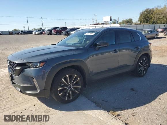 2024 Mazda CX-50 S Premium Plus with VIN 7MMVABEM3RN213213, listed as a Copart auction lot 73853554 with 7,274 mi miles and Salvage title. Bid and sale history available at DreamBid. Image 1.