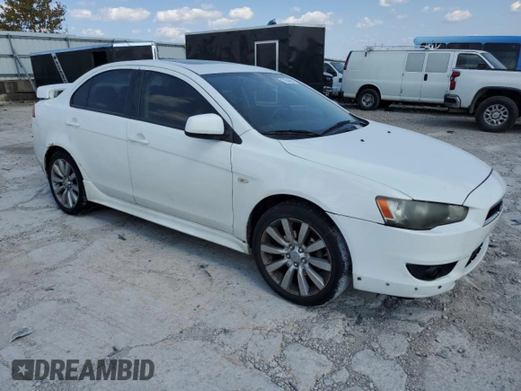 2008 Mitsubishi Lancer GTS with VIN JA3AU86U28U012588, listed as a Copart auction lot 71644484 with 158,345 mi miles and Salvage Title. Bid and sale history available at carsss.com. Image 4.