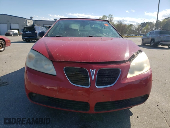 2007 Pontiac G6 GT with VIN 1G2ZH361074256583, listed as a Copart auction lot 50214035 with 212,753 mi miles and Salvage Title. Bid and sale history available at carsss.com. Image 5.