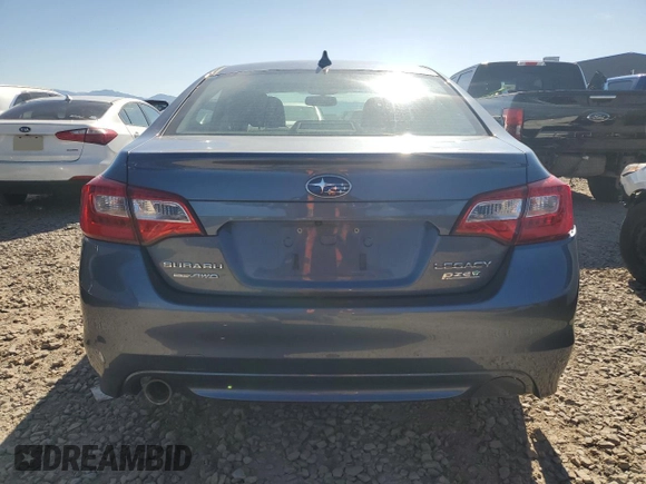 2017 Subaru Legacy Limited with VIN 4S3BNAK68H3062273, listed as a Copart auction lot 55971175 with 84,009 mi miles and Salvage title. Bid and sale history available at DreamBid. Image 6.