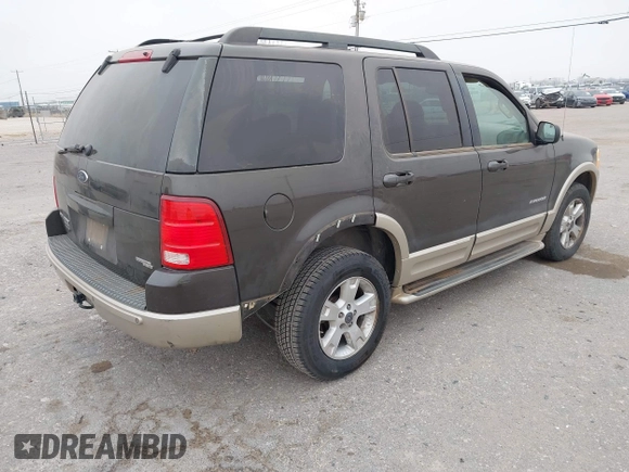 2005 Ford Explorer Eddie Bauer with VIN 1FMDU64K15ZA24990, listed as a IAAI auction lot 41551385 with 162,368 mi miles and . Bid and sale history available at DreamBid. Image 4.
