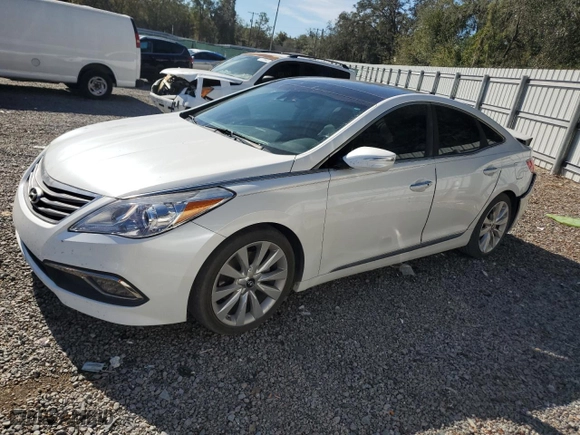 2015 Hyundai Azera Limited with VIN KMHFH4JG8FA453836, listed as a Copart auction lot 87314584 with 121,784 mi miles and Salvage Title. Bid and sale history available at carsss.com. Image 1.