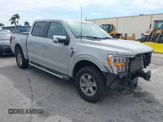 2023 Ford F-150 XL with VIN 1FTFW1E50PKE51365, listed as a IAAI auction lot 41747127 with 55,360 mi miles and . Bid and sale history available at DreamBid. Image 1.