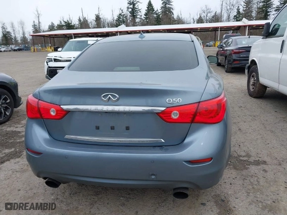 2017 Infiniti Q50 3.0t Premium with VIN JN1EV7AP1HM743432, listed as a IAAI auction lot 41777874 with 94,354 mi miles. Bid and sale history available at carsss.com. Image 16.