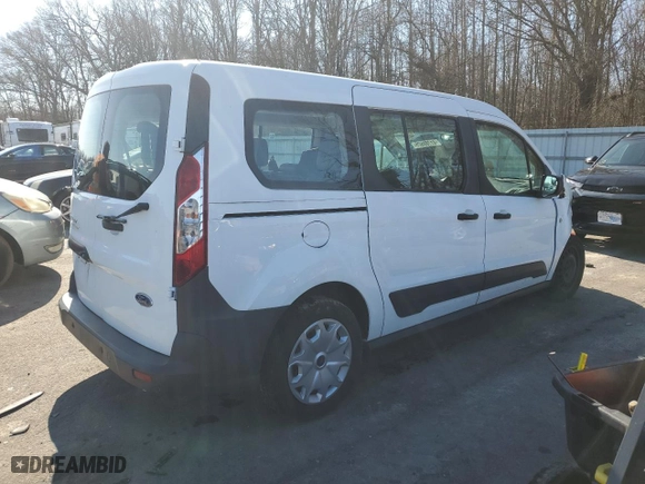 2018 Ford Transit Connect Wagon XL with VIN NM0GS9E72J1365534, listed as a Copart auction lot 41708605 with 58,807 mi miles and Salvage Title. Bid and sale history available at carsss.com. Image 3.