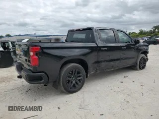 2022 Chevrolet Silverado 1500 Custom with VIN 3GCPABEK1NG596837, listed as a Copart auction lot 55095305 with 32,919 mi miles and Salvage Title. Bid and sale history available at DreamBid. Image 3.