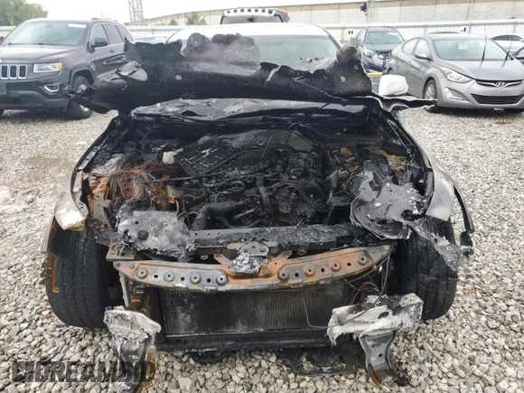 2017 Infiniti Q50 Signature Edition with VIN JN1EV7AR9HM831467, listed as a Copart auction lot 55486925 with Not provided miles and Salvage title. Bid and sale history available at DreamBid. Image 5.