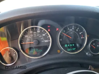 2018 Jeep Wrangler JK Unlimited Sahara with VIN 1C4HJWEG7JL910656, listed as a Copart auction lot 73414244 with 50,519 mi miles and Salvage Title. Bid and sale history available at carsss.com. Image 9.