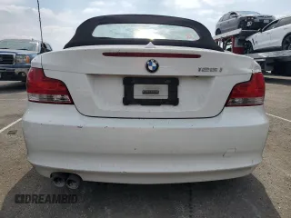 2008 BMW 1 Series 128i with VIN WBAUN13558VH80138, listed as a Copart auction lot 72604234 with 153,055 mi miles and Salvage Title. Bid and sale history available at carsss.com. Image 6.