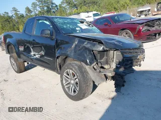 2021 Chevrolet Colorado 2WD Work Truck with VIN 1GCHSBEN5M1265610, listed as a IAAI auction lot 41619870 with 67,341 mi miles. Bid and sale history available at carsss.com. Image 1.
