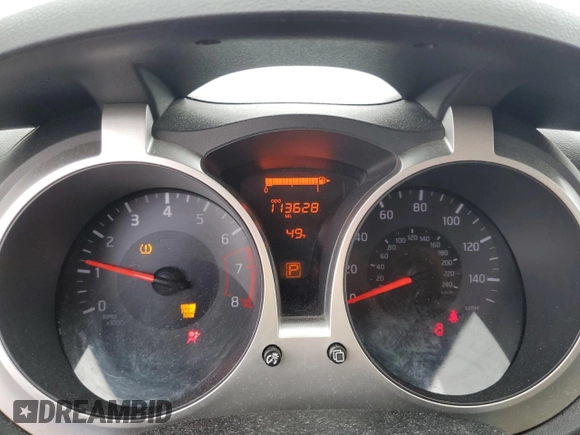 2016 Nissan Juke S with VIN JN8AF5MV0GT654855, listed as a Copart auction lot 47583385 with 113,628 mi miles and Salvage Title. Bid and sale history available at carsss.com. Image 9.