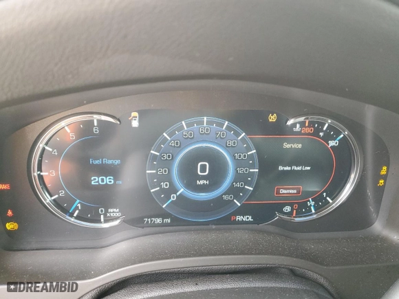 2019 Cadillac Escalade Luxury with VIN 1GYS4BKJ5KR213453, listed as a Copart auction lot 47719745 with 71,796 mi miles and Salvage Title. Bid and sale history available at carsss.com. Image 9.