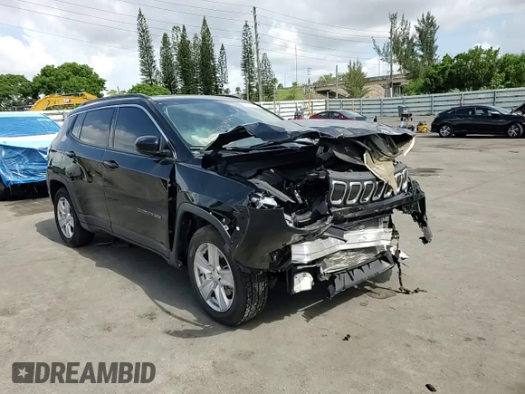2022 Jeep Compass Latitude z VIN 3C4NJCBB0NT218033, wystawiony jako Copart lot #58291025 z przebiegiem 25 212 mil mil oraz Nie do naprawy • Non repairable. Historia ofert i sprzedaży dostępna na DreamBid. Obrazek 14.