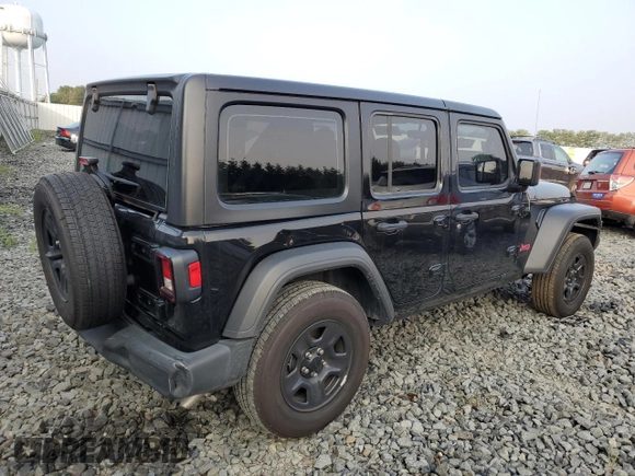 2022 Jeep Wrangler Unlimited Sport with VIN 1C4HJXDNXNW199299, listed as a Copart auction lot 67140934 with 30,996 mi miles and Salvage Title. Bid and sale history available at DreamBid. Image 3.