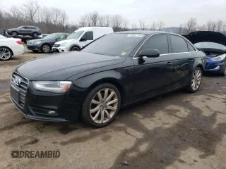 2013 Audi A4 Premium Plus with VIN WAUHFAFL3DN015414, listed as a Copart auction lot 39997154 with 86,917 mi miles and Salvage Title. Bid and sale history available at carsss.com. Image 1.
