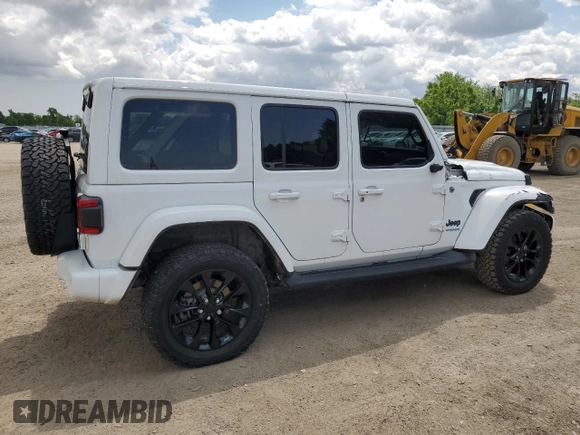 2021 Jeep Wrangler Unlimited Sahara with VIN 1C4JJXP63MW807717, listed as a Copart auction lot 59731465 with 50,799 mi miles and Clean title. Bid and sale history available at DreamBid. Image 3.