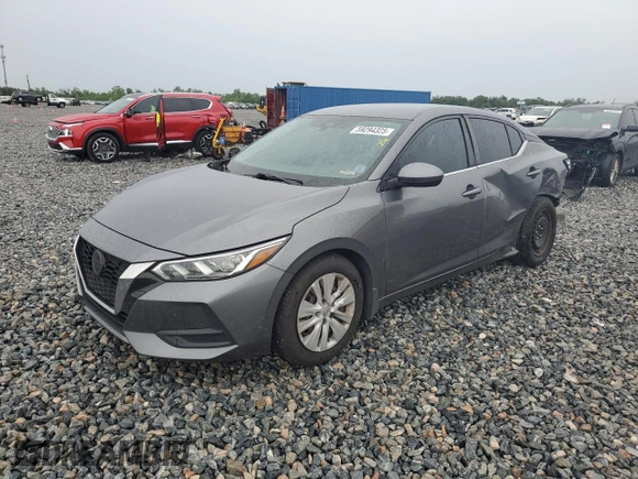2021 Nissan Sentra S z VIN 3N1AB8BV4MY254590, wystawiony jako Copart lot #59294325 z przebiegiem 76 100 mil mil oraz Szkoda całkowita • Salvage title. Historia ofert i sprzedaży dostępna na DreamBid. Obrazek 1.