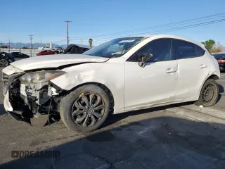 2016 Mazda 3 i Sport with VIN JM1BM1J72G1335411, listed as a Copart auction lot 42042015 with 104,275 mi miles and Salvage Title. Bid and sale history available at DreamBid. Image 1.