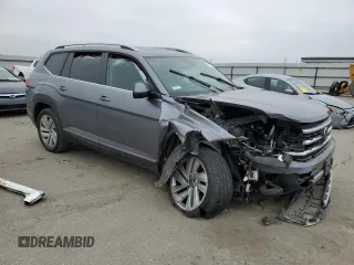 2021 Volkswagen Atlas SEL with VIN 1V2BP2CA0MC603750, listed as a Copart auction lot 85717244 with 39,303 mi miles and Salvage title. Bid and sale history available at DreamBid. Image 4.