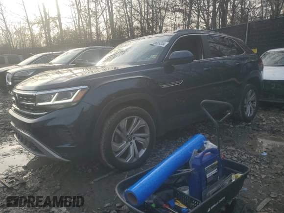 2020 Volkswagen Atlas SEL with VIN 1V2ME2CA6LC232008, listed as a Copart auction lot 84669244 with 82,696 mi miles and Salvage title. Bid and sale history available at DreamBid. Image 1.