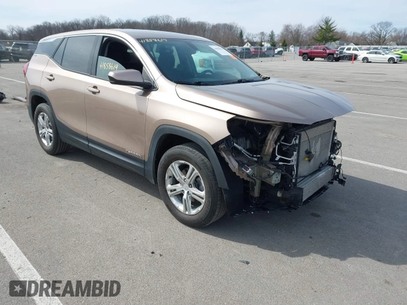 2018 GMC Terrain SLE with VIN 3GKALMEV2JL260190, listed as a IAAI auction lot 41858619 with 92,527 mi miles and . Bid and sale history available at carsss.com. Image 1.