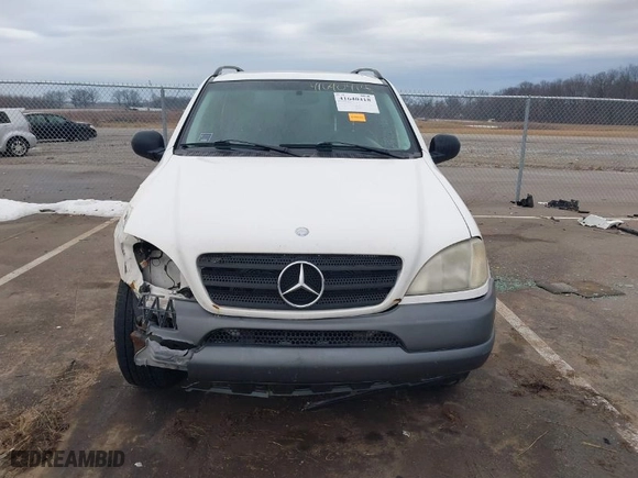 1999 Mercedes-Benz M-Class with VIN 4JGAB54E6XA110195, listed as a IAAI auction lot 41640418 with NaN miles. Bid and sale history available at carsss.com. Image 12.