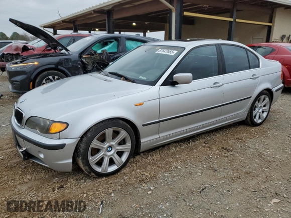 2004 BMW 3 Series 330i with VIN WBAEV53414KM33644, listed as a Copart auction lot 87647665 with 164,609 mi miles and Clean Title. Bid and sale history available at carsss.com. Image 1.