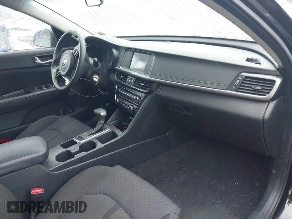 2018 Kia Optima LX with VIN 5XXGT4L38JG271181, listed as a IAAI auction lot 41911480 with 59,010 mi miles and . Bid and sale history available at carsss.com. Image 5.