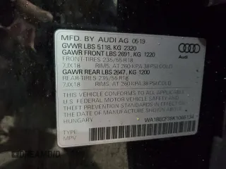 2019 Audi Q3 Premium Plus with VIN WA1BECF38K1065134, listed as a Copart auction lot 47341415 with 89,370 mi miles and Clean Title. Bid and sale history available at carsss.com. Image 13.