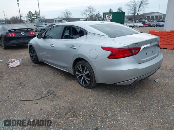 2016 Nissan Maxima SL with VIN 1N4AA6AP4GC383276, listed as a IAAI auction lot 41599834 with 47,098 mi miles and . Bid and sale history available at DreamBid. Image 3.