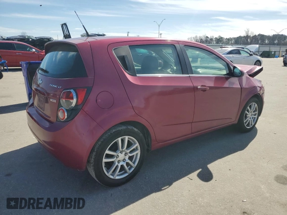 2014 Chevrolet Sonic LT with VIN 1G1JC6SB7E4120416, listed as a Copart auction lot 45308955 with 92,472 mi miles and Salvage Title. Bid and sale history available at carsss.com. Image 3.