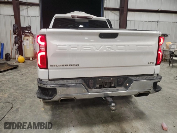 2020 Chevrolet Silverado 1500 LTZ with VIN 3GCUYGED5LG407858, listed as a Copart auction lot 89135715 with 86,088 mi miles and Salvage Title. Bid and sale history available at DreamBid. Image 6.