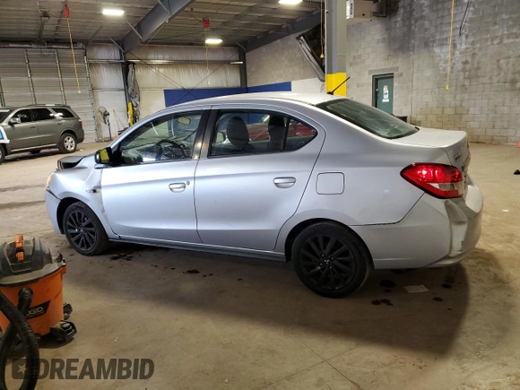 2020 Mitsubishi Mirage G4 SE with VIN ML32F4FJ2LHF00459, listed as a Copart auction lot 53463115 with 61,234 mi miles and Salvage Title. Bid and sale history available at carsss.com. Image 2.