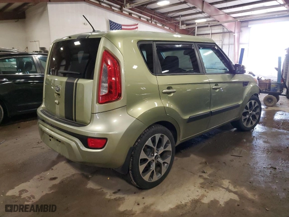2013 Kia Soul + with VIN KNDJT2A69D7537876, listed as a Copart auction lot 47874735 with 189,041 mi miles and Clean Title. Bid and sale history available at carsss.com. Image 3.