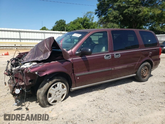 2008 Chevrolet Uplander LS with VIN 1GNDV23WX8D110127, listed as a Copart auction lot 61892894 with 195,964 mi miles and Salvage Title. Bid and sale history available at carsss.com. Image 1.